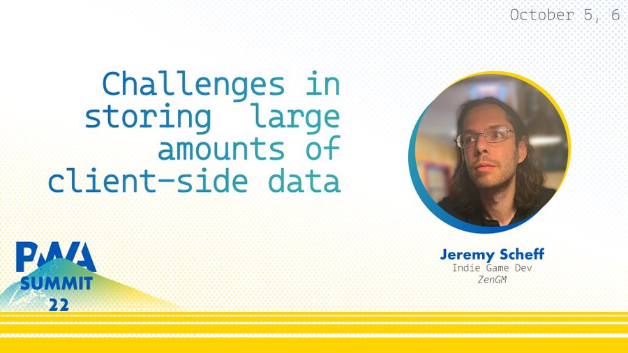 Challenges in storing large amounts of client-side data